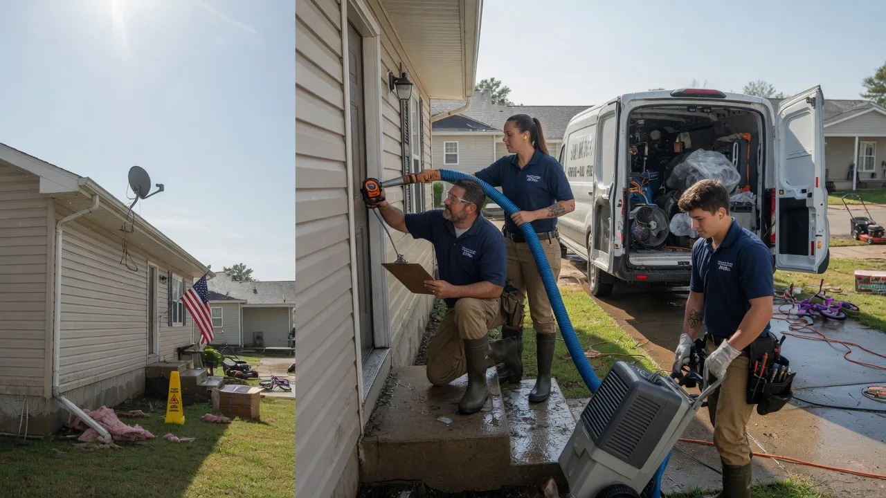 Ceiling Water Damage Restoration in Gwinner, ND near me